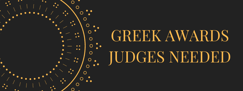 Fraternity and Sorority Life Seeking Award Judges