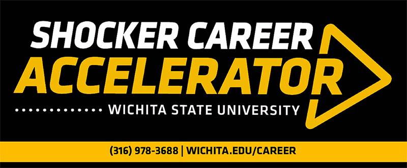 Shocker Career Accelerator logo. 