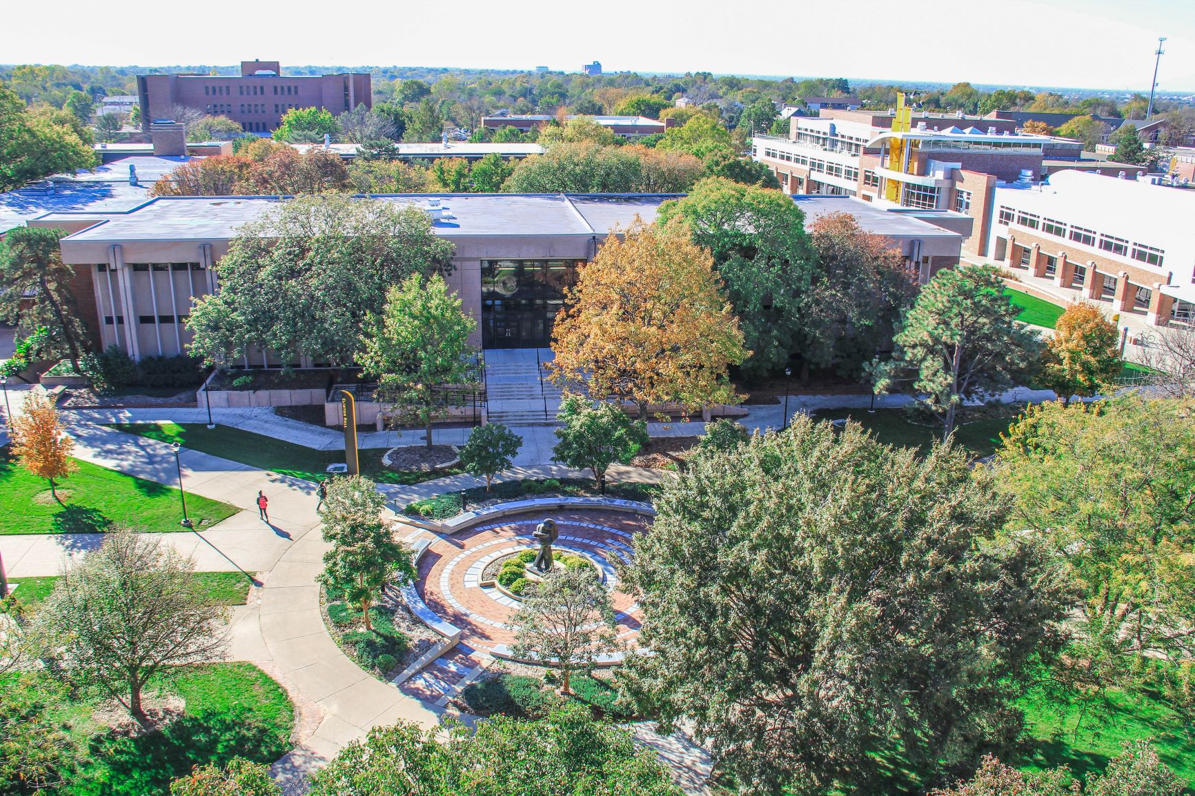 Clinton Hall ariel shot