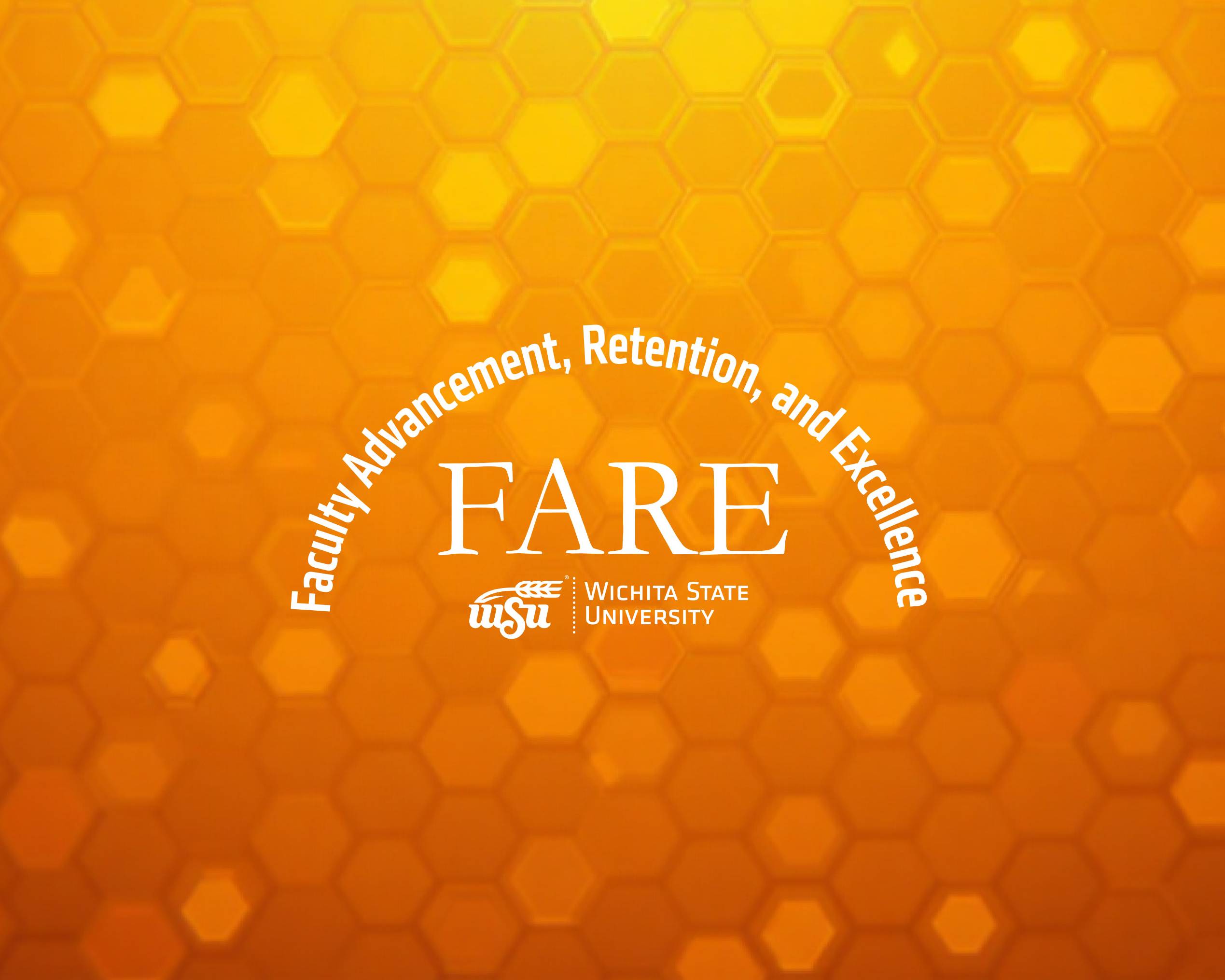 honeycomb graphic with FARE logo