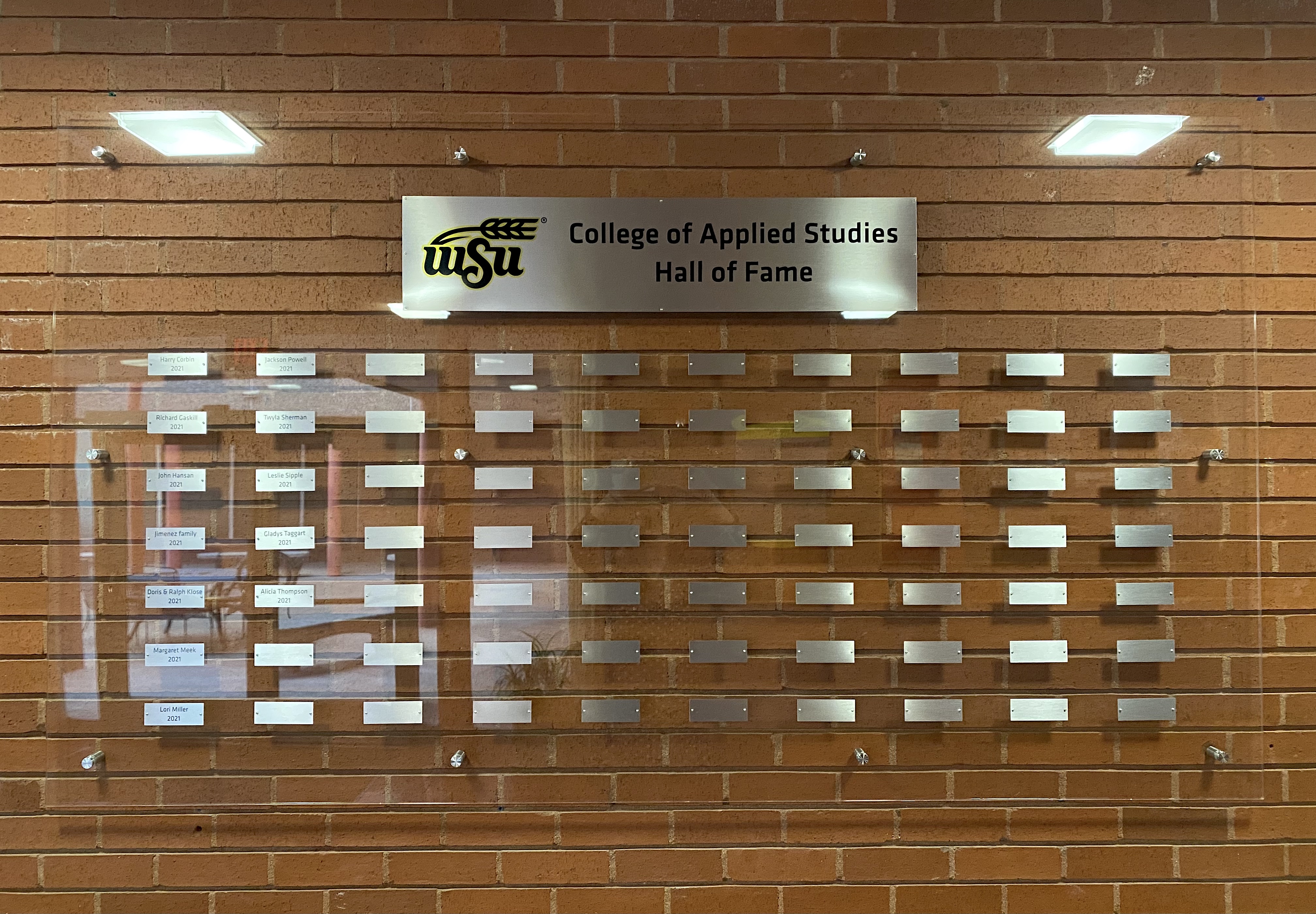 Hall of Fame plaque