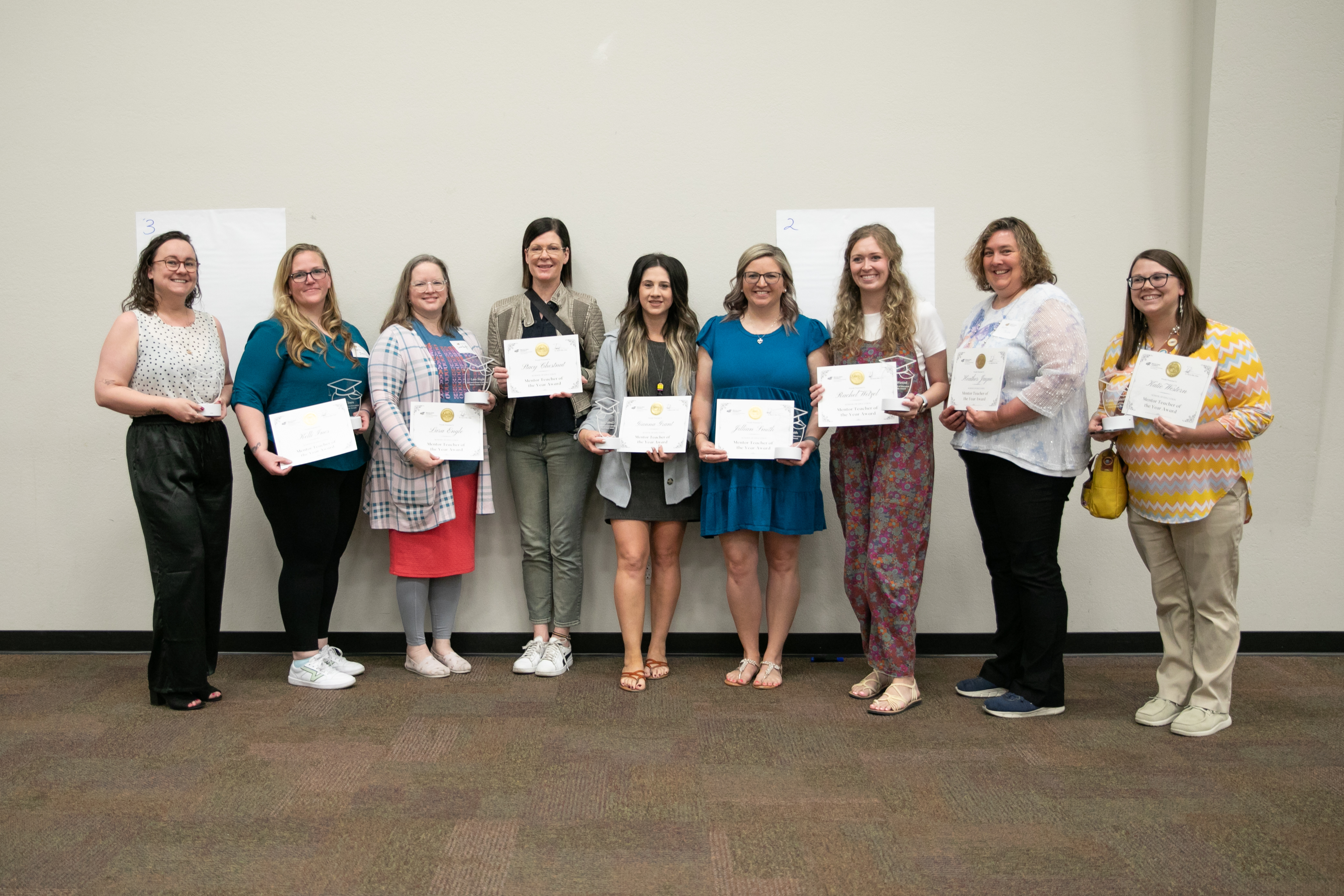 2024 School of Education Mentor Teacher Award Winners