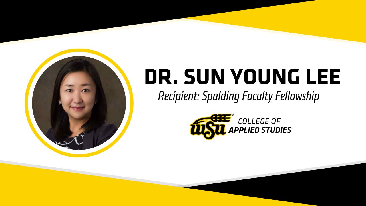 Graphic with Dr. Sun Young Lee - Recipient of the Spalding Faculty Fellowship