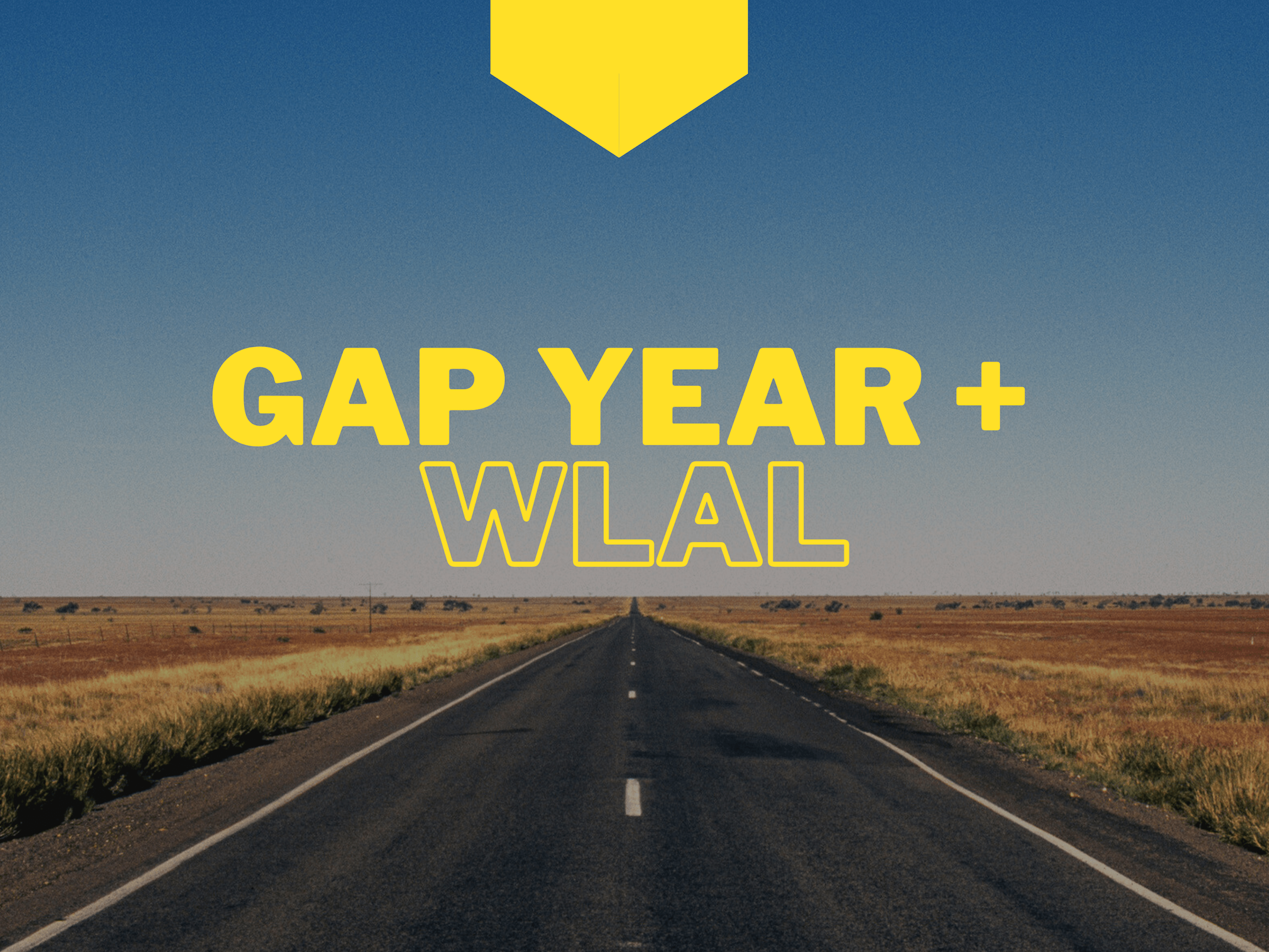 Graphic stating WLAL and gap year