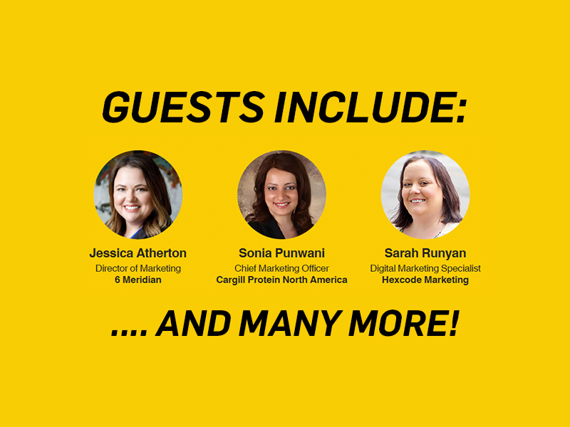 Guests include Jessica Atherton, Sonia Punwani, Sarah Runyan ...and many more!