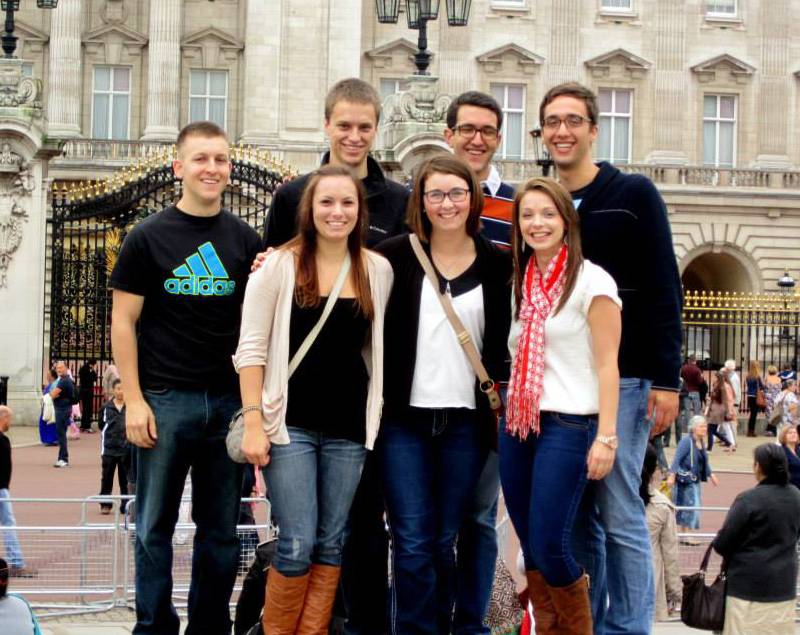 Business Study Abroad students
