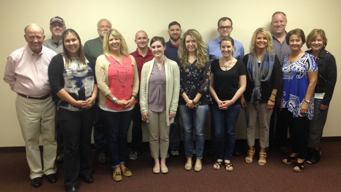 Group photo of theparticipants of the Fall 2016 Growing Rural Businesses Training in McPherson.