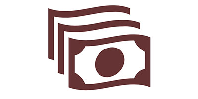 Paper currency icon