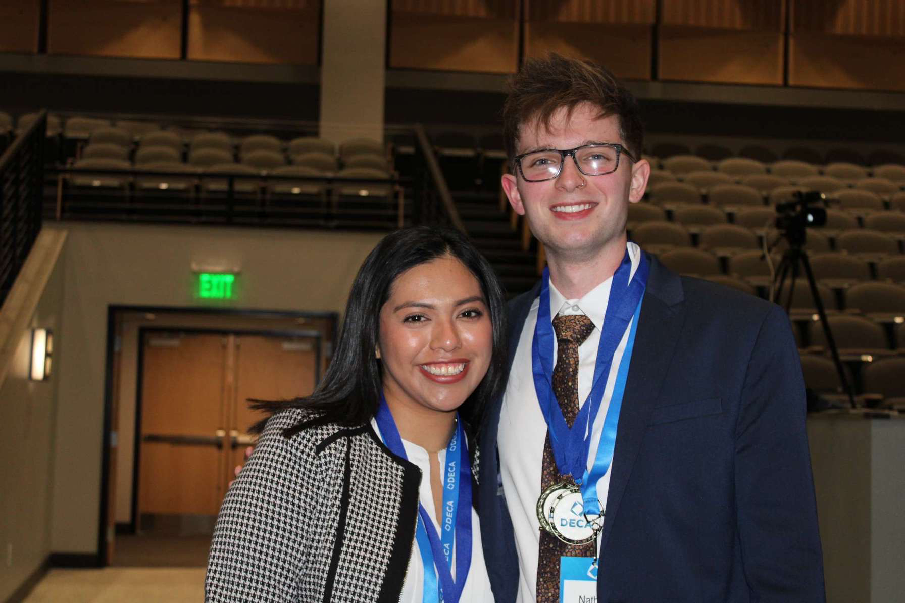 Jennifer Calvo and Nathan Holloway