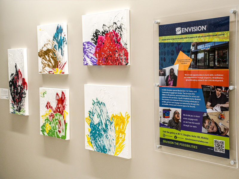The Envision Artwork on Display in Woolsey Hall