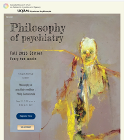 Impressionistic rendering of a person in logo from PhilPsych