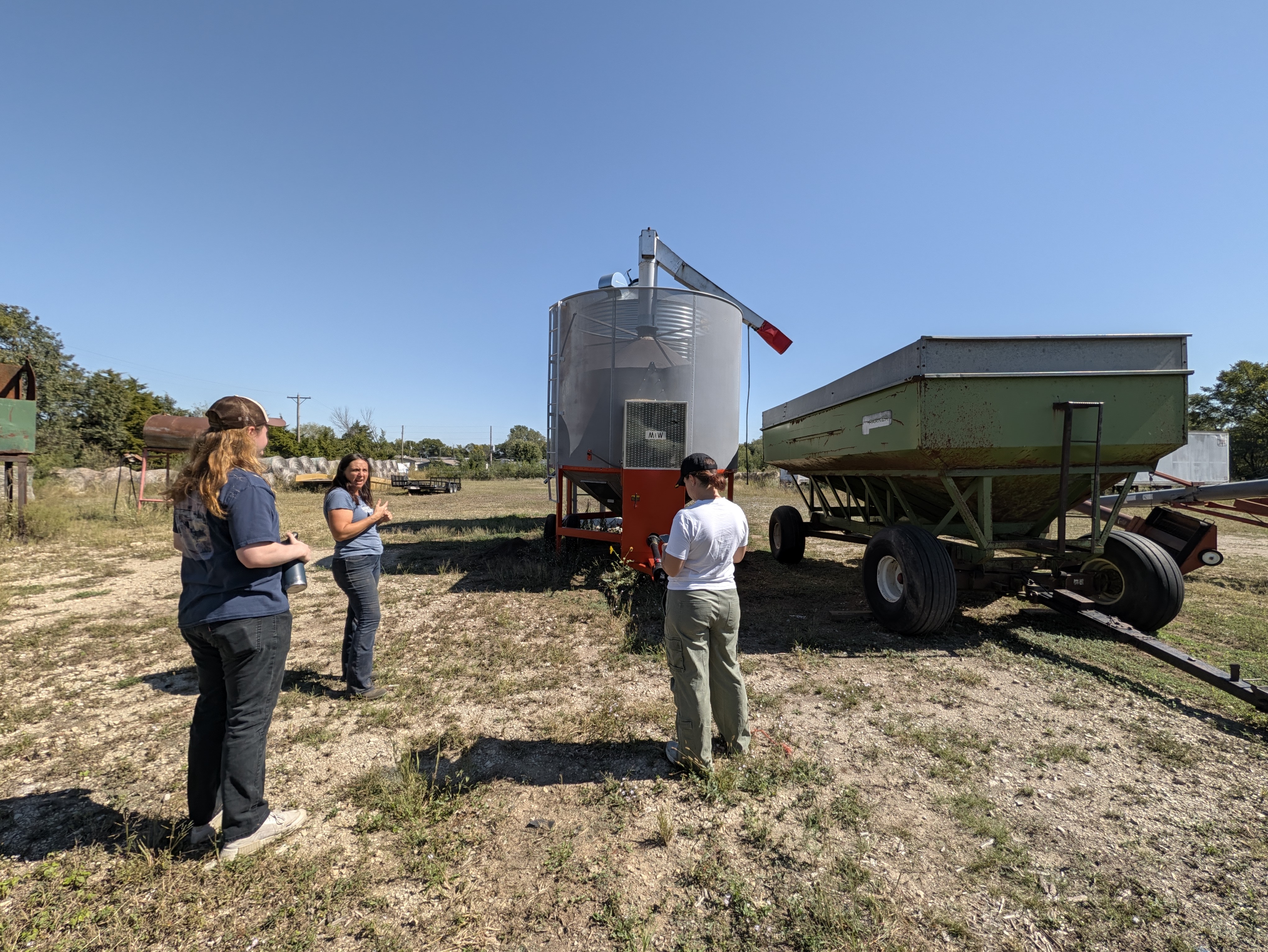 Midwest Hemp Technologies site visit to lean more about the industry