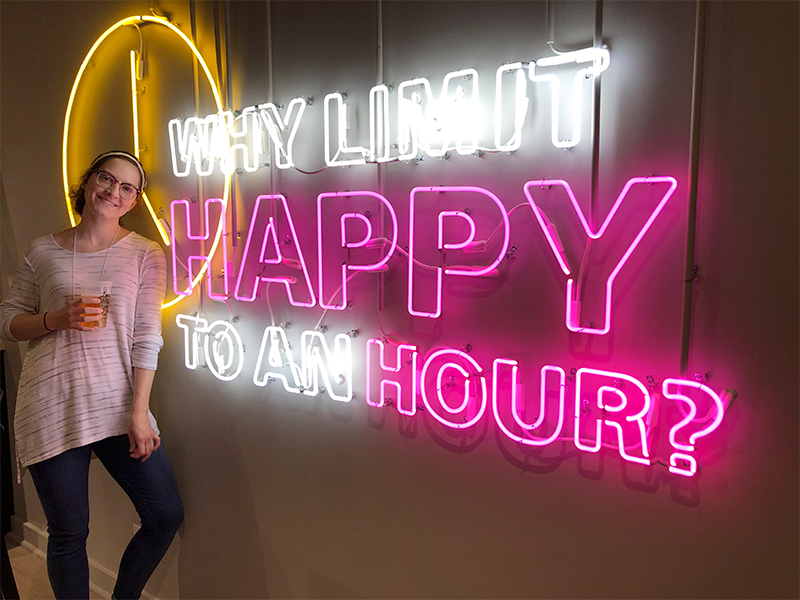 Kiley Burris in Chicago at NeoCon in 2019
