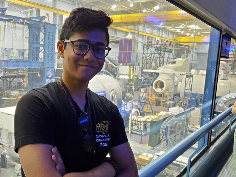 Radeef Karim at Johnson Space Center