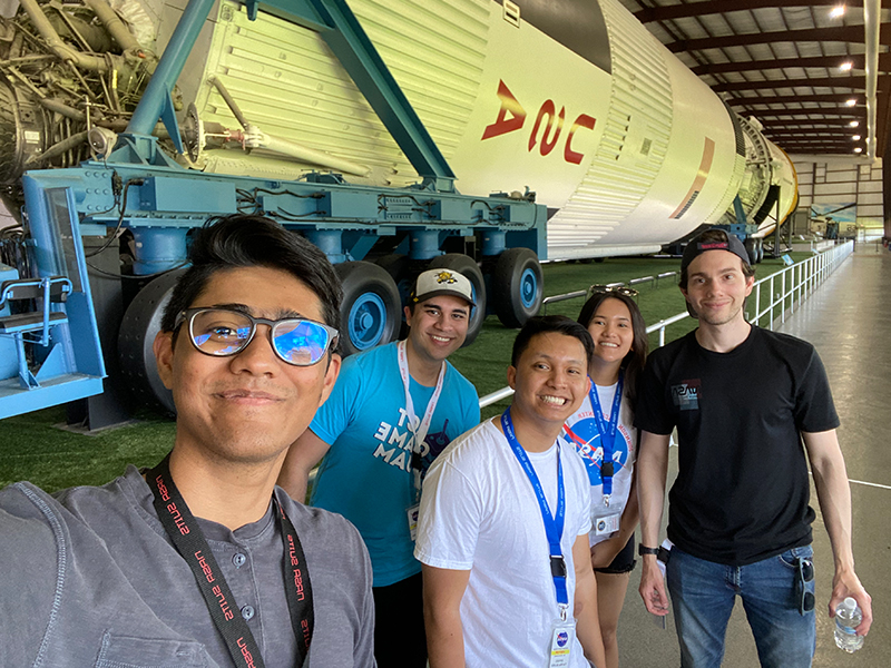 Radeef and Team tour Johnson Space Center
