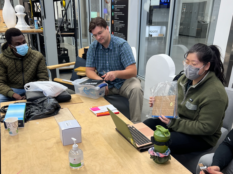 Mindy prototyping at GoCreate