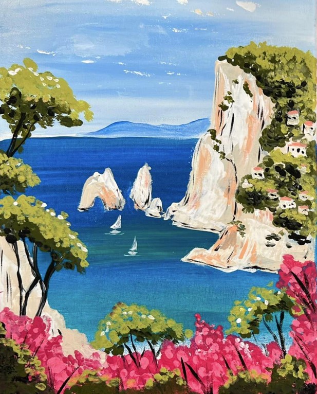 Capri painting