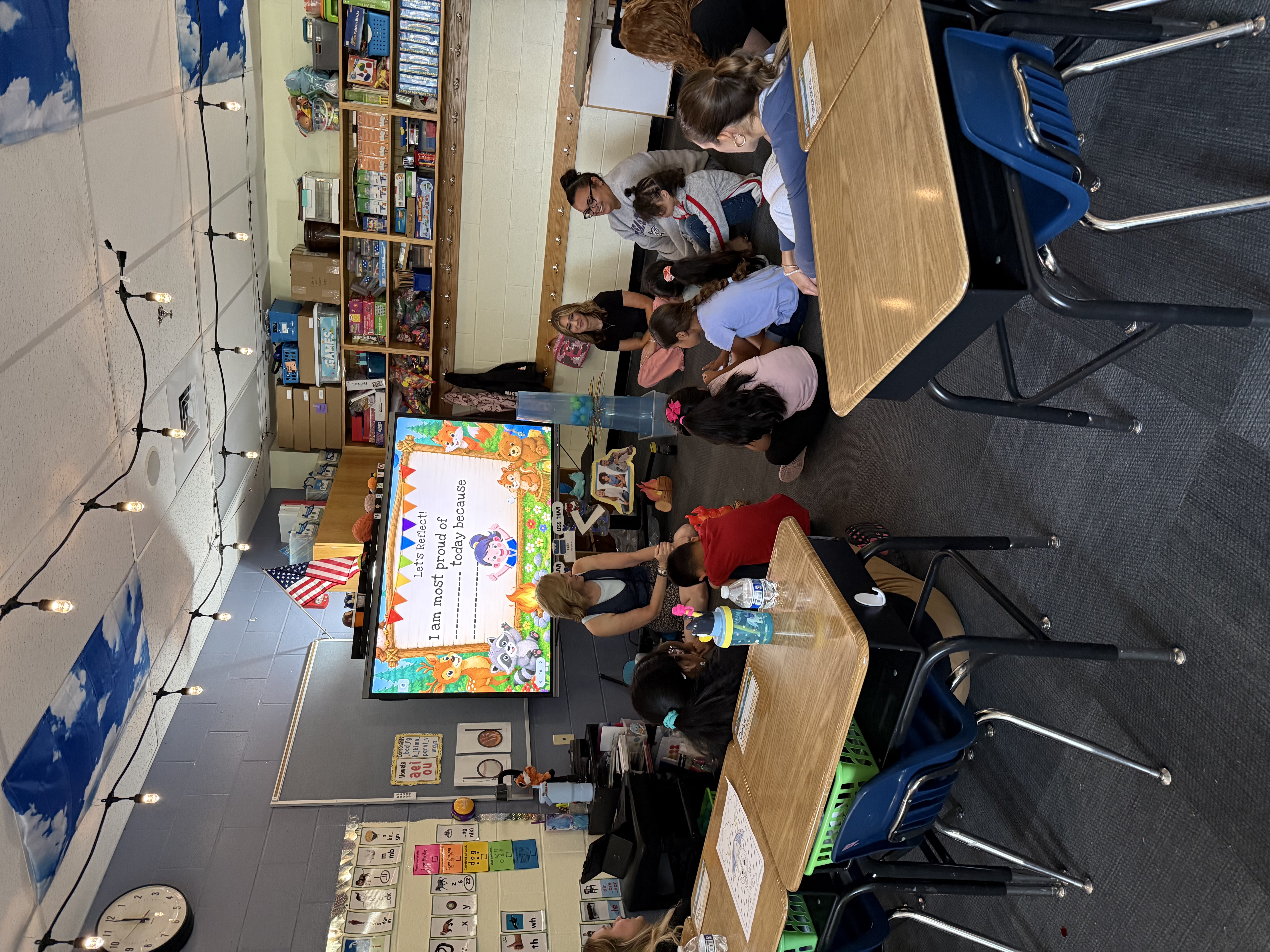 CLEAR Summer Literacy Lab class engaging in an activity