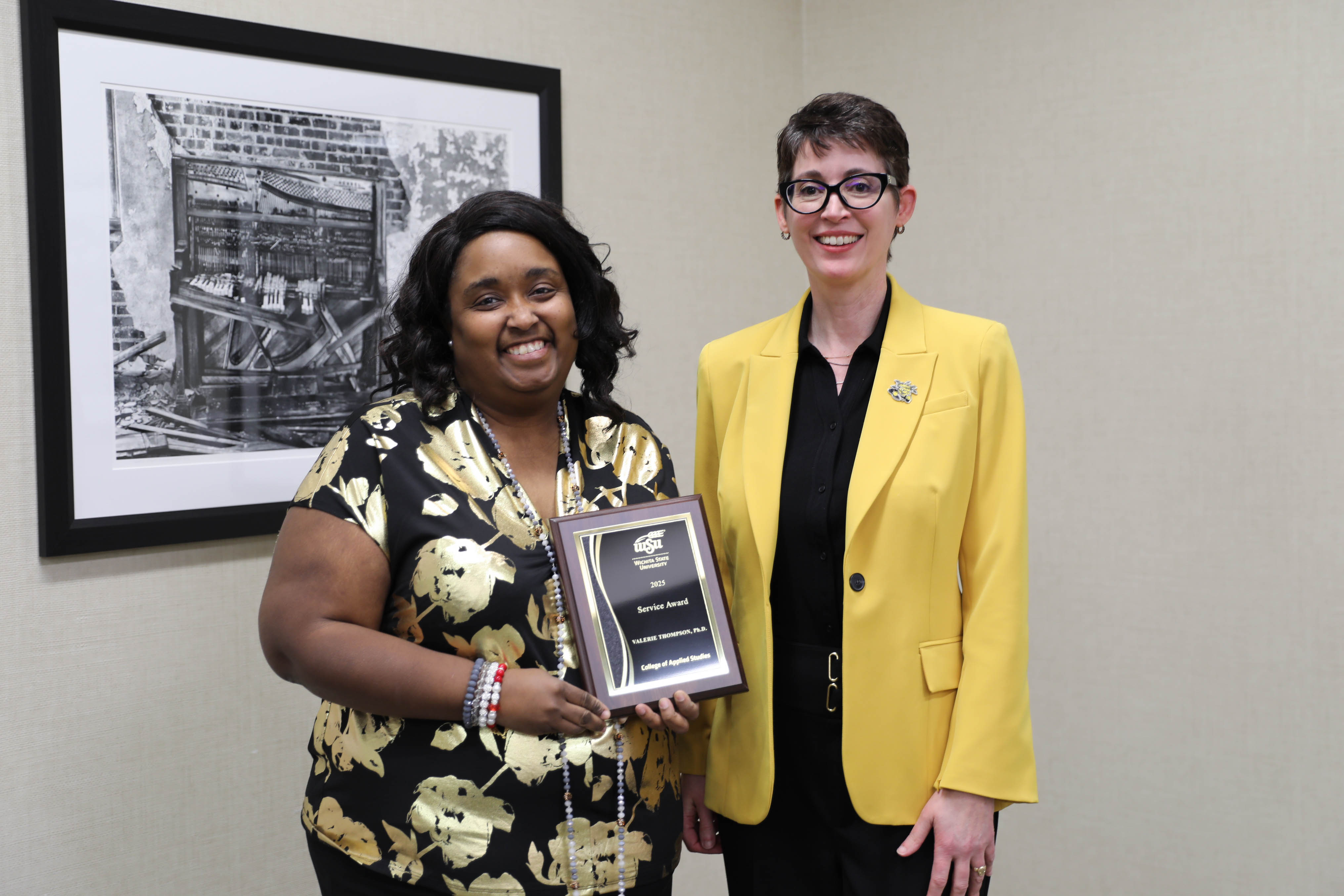 Service Award, Dr. Valerie Thompson