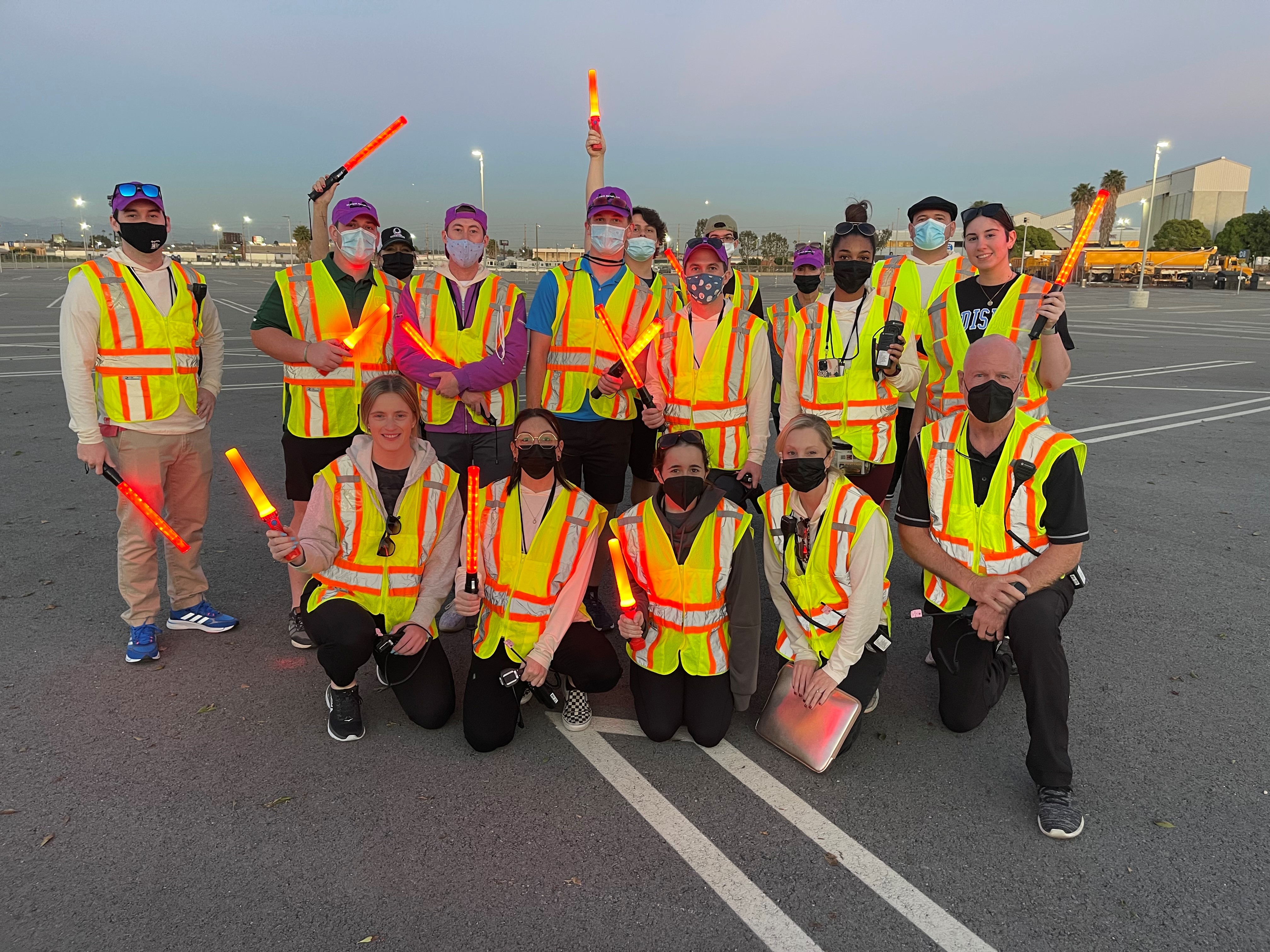 Fan transport support team