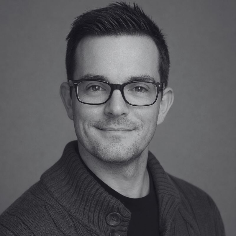 Nathan Whitman Nathan Whitman, black and white professional headshot