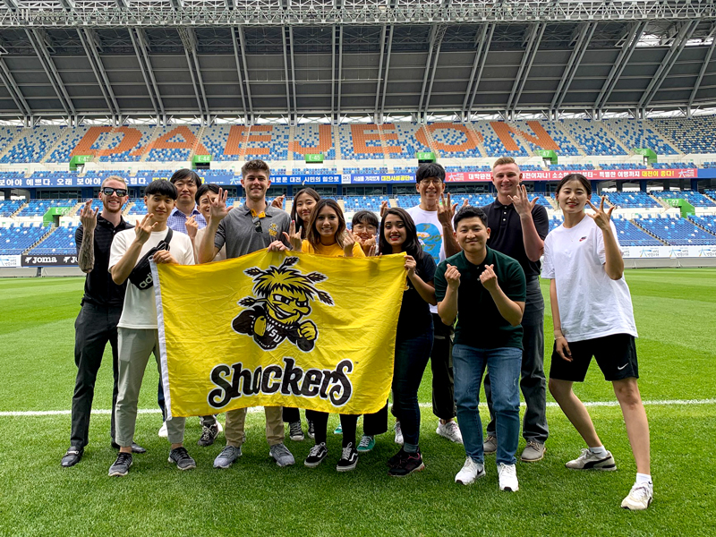 sport management Study Abroad group