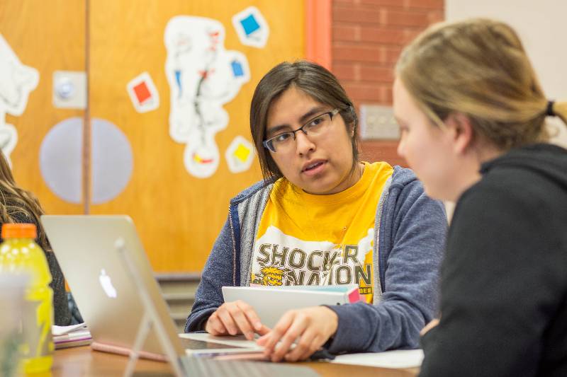 Students in classroom