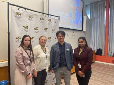 Jae Byun with Mara Alagic and GRAs