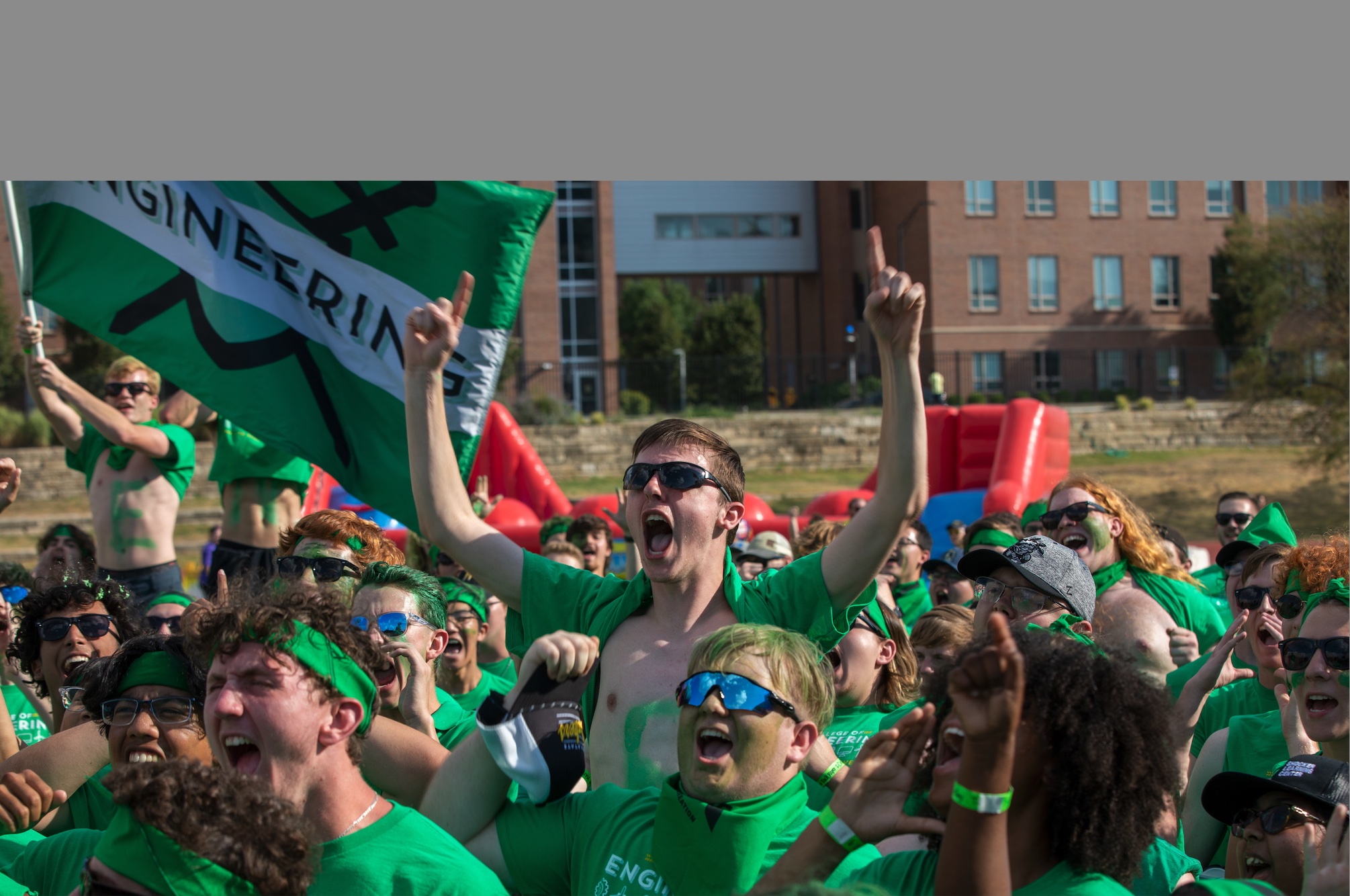 Students at Clash of the Colleges