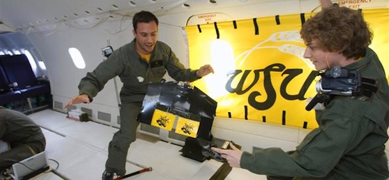 ACIVAR Testing With NASA (in the "Vomit Comet")