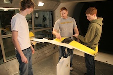 Prototype Aircraft Wind Tunnel Test