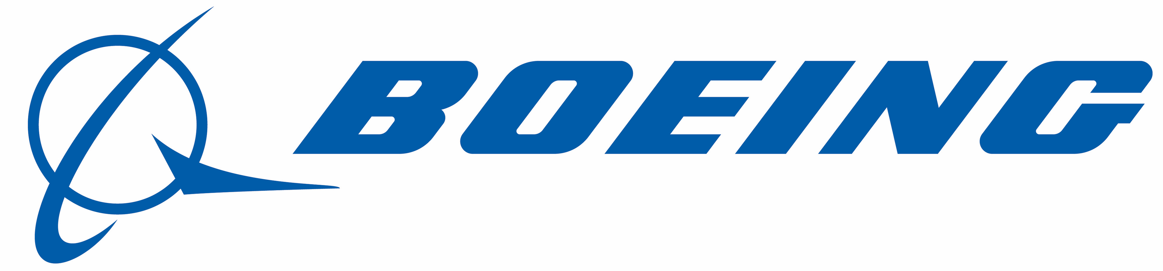 The Boeing company logo.