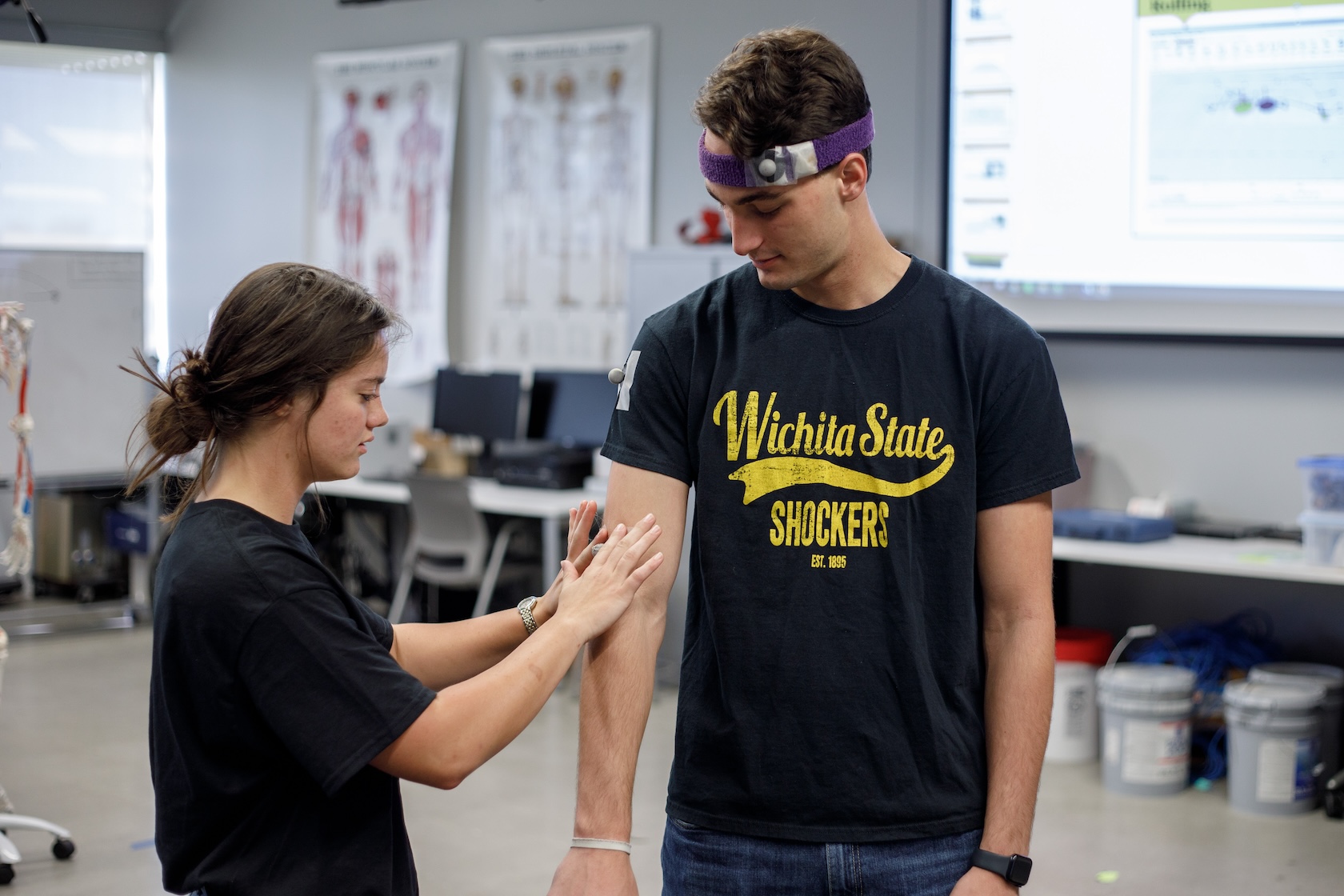 Students in Biomechanics Lab