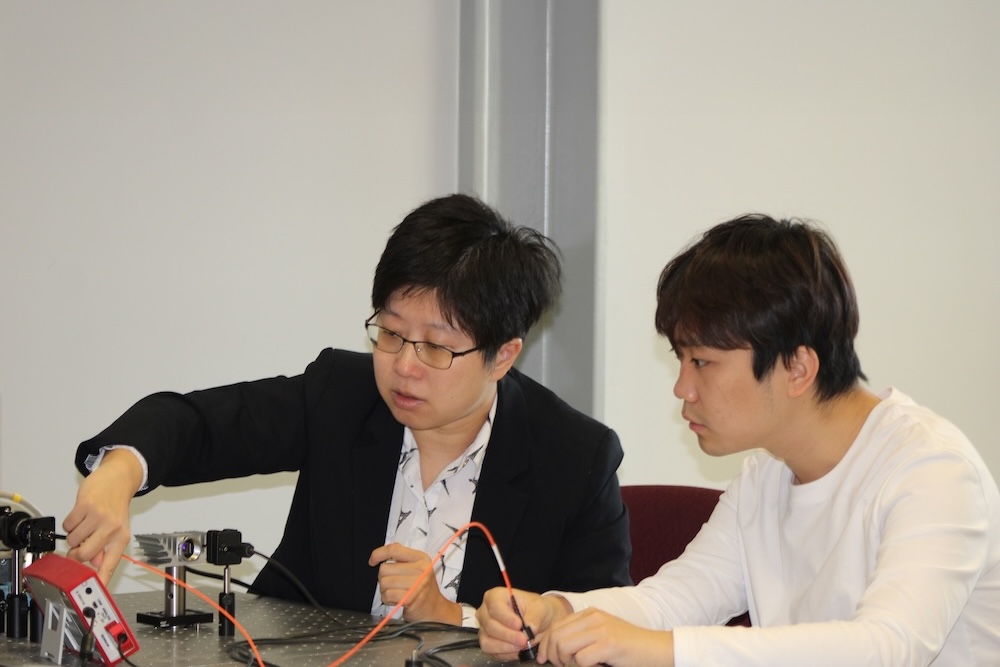 Dr. Gao with Student