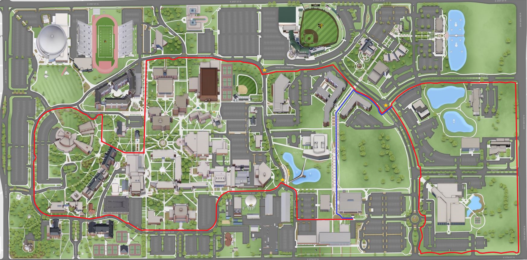 5K Run/Walk Routes