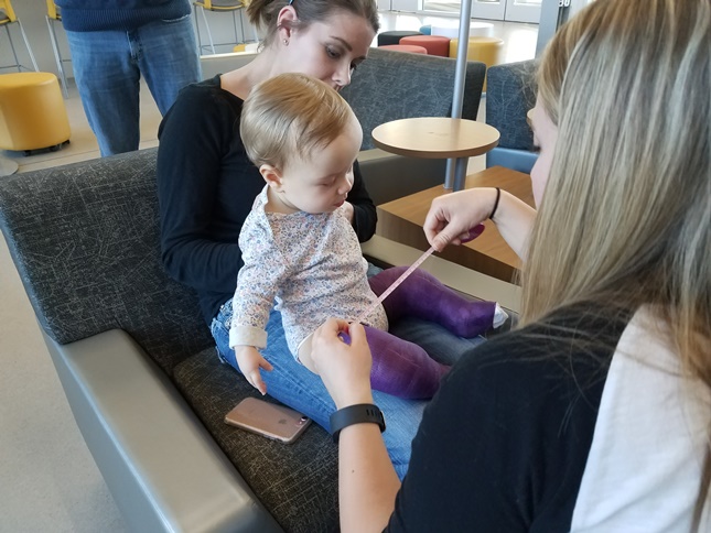 PT students measuring