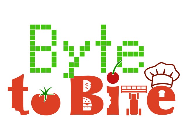 Byte to Bite red and green game logo