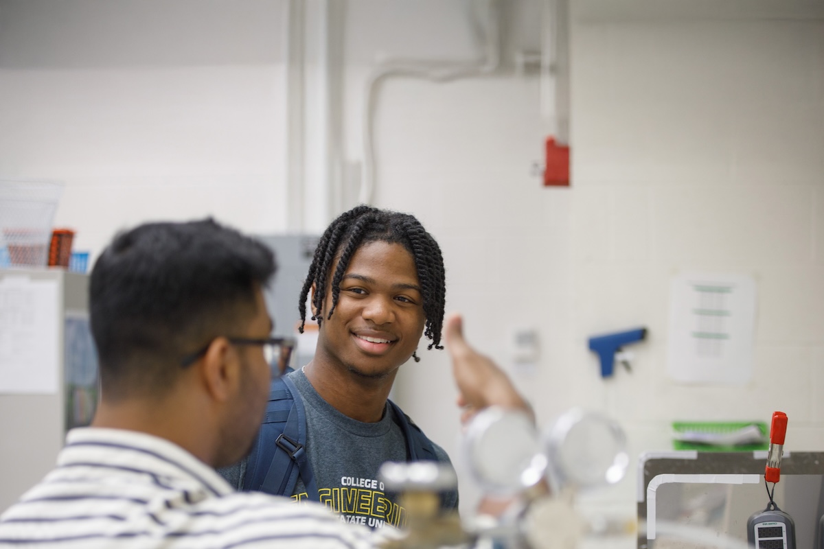 Student in Lab