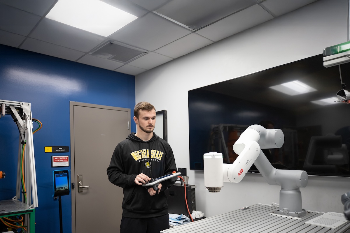Undergraduate Student in Lab