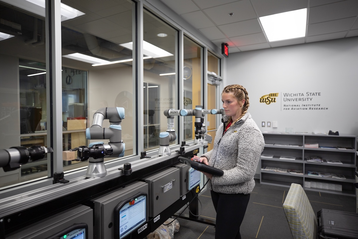 Student in Lab
