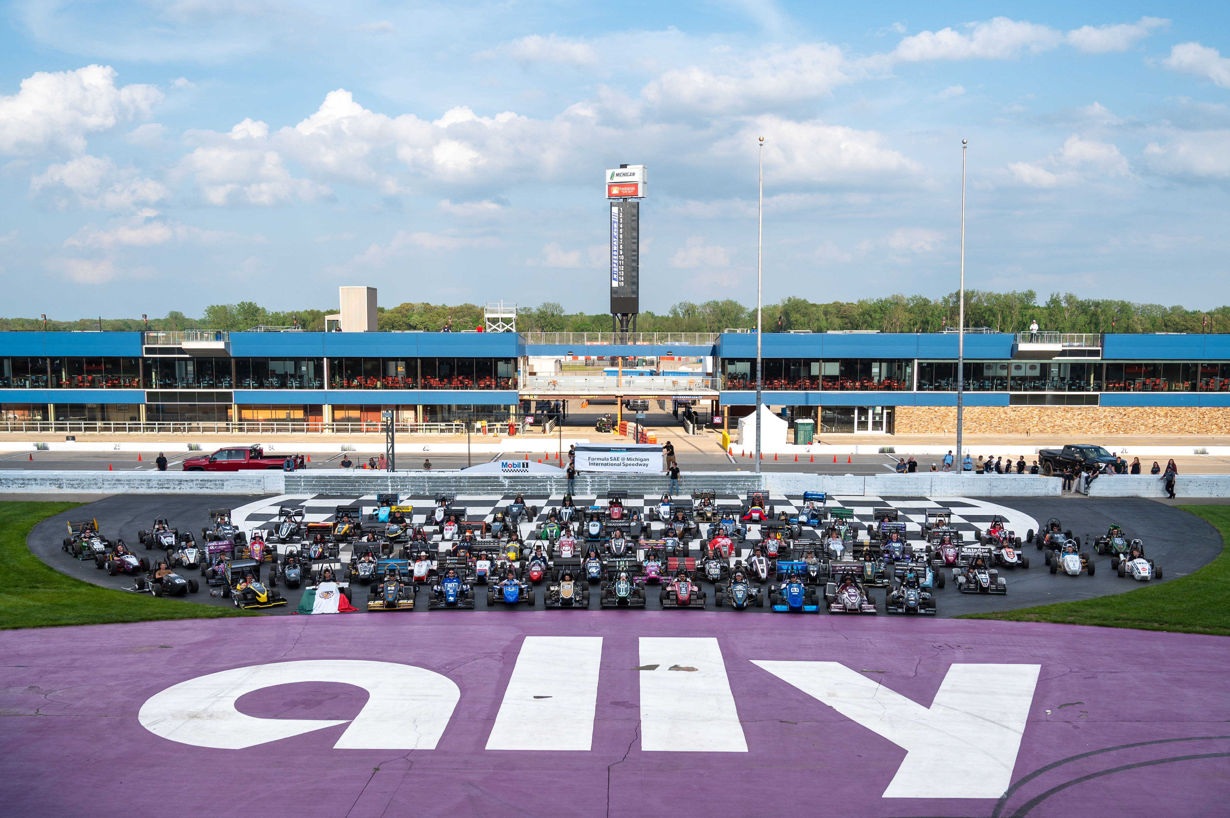 Cars at Michigan International Speedway