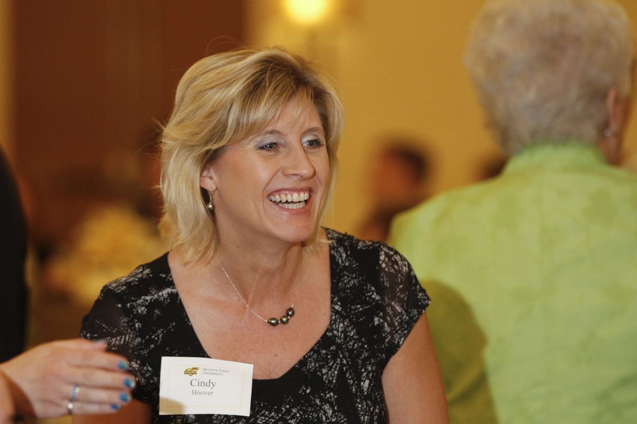 Cindy Hoover: Alumna Cindy Hoover, VP at Spirit AeroSystems.
