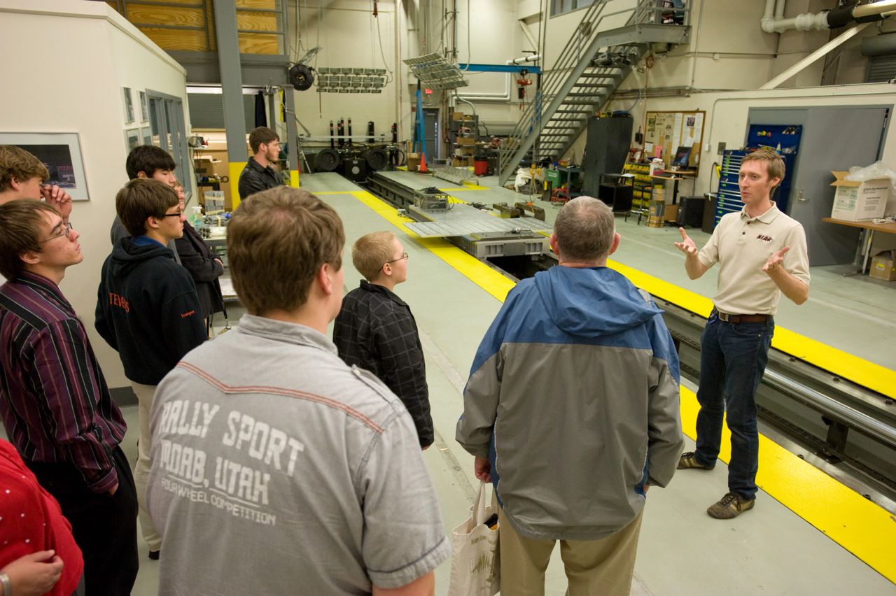 Tours of the engineering facilities.