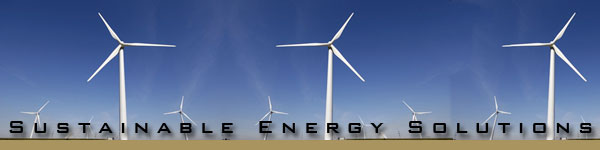 Sustainable Energy Solutions header. 