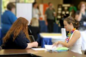 Ashlee Keele-Lien at the Recovery Conference.