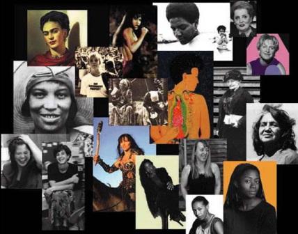 Images of women of different backgrounds, ages, and ethnicities