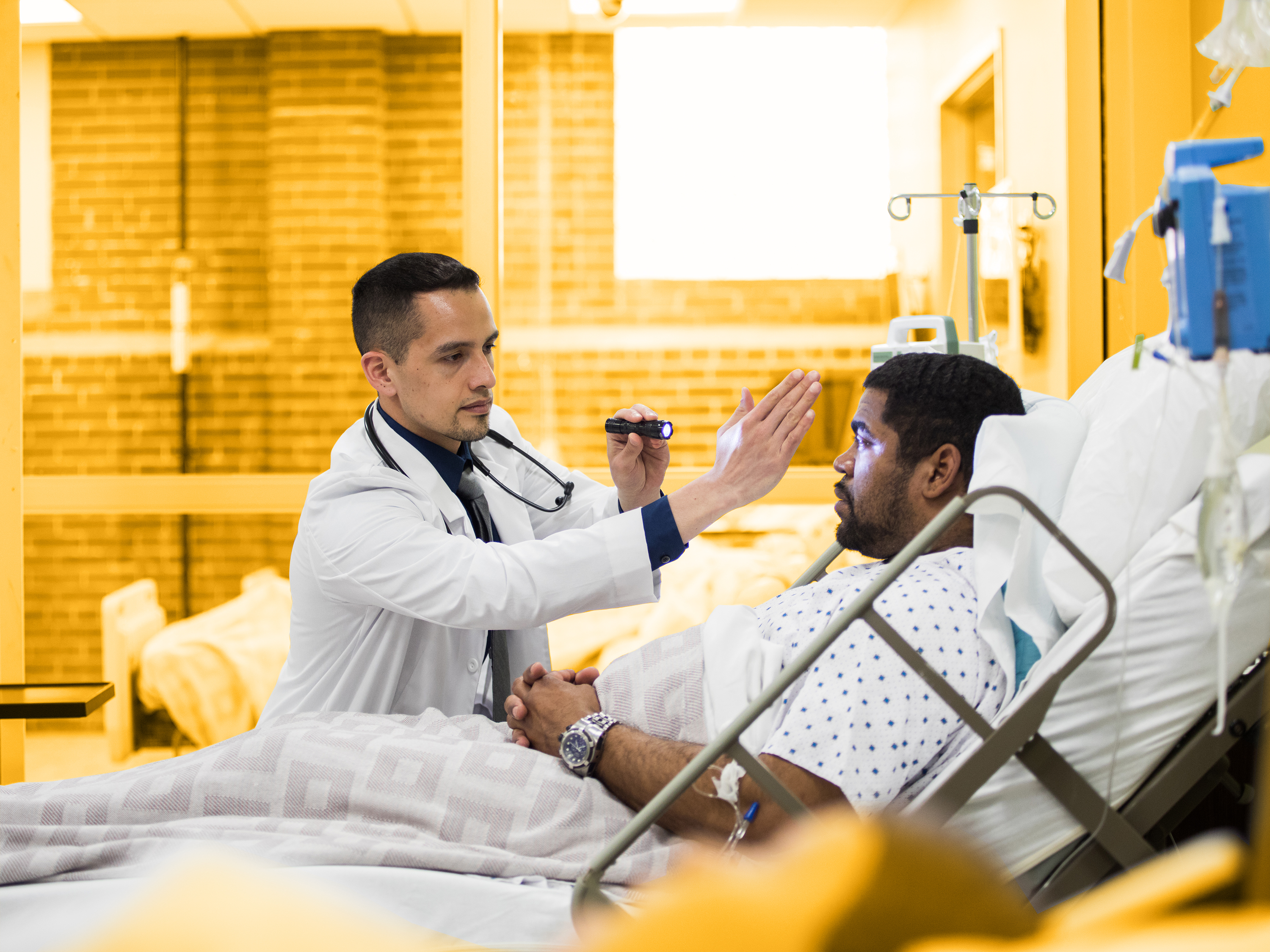A physician's assistant student
