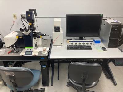 confocal microscope set up