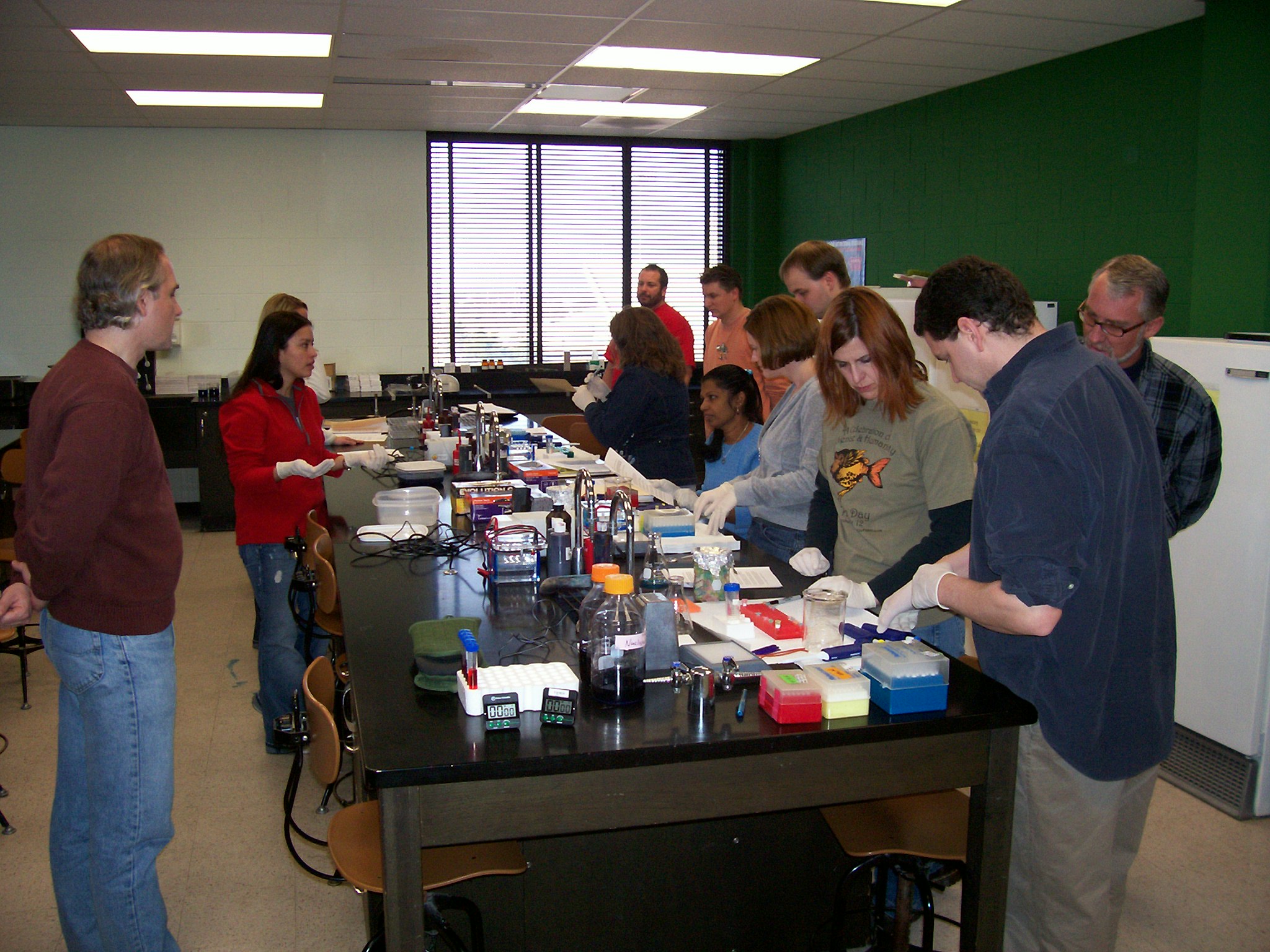 Teaching in Lab