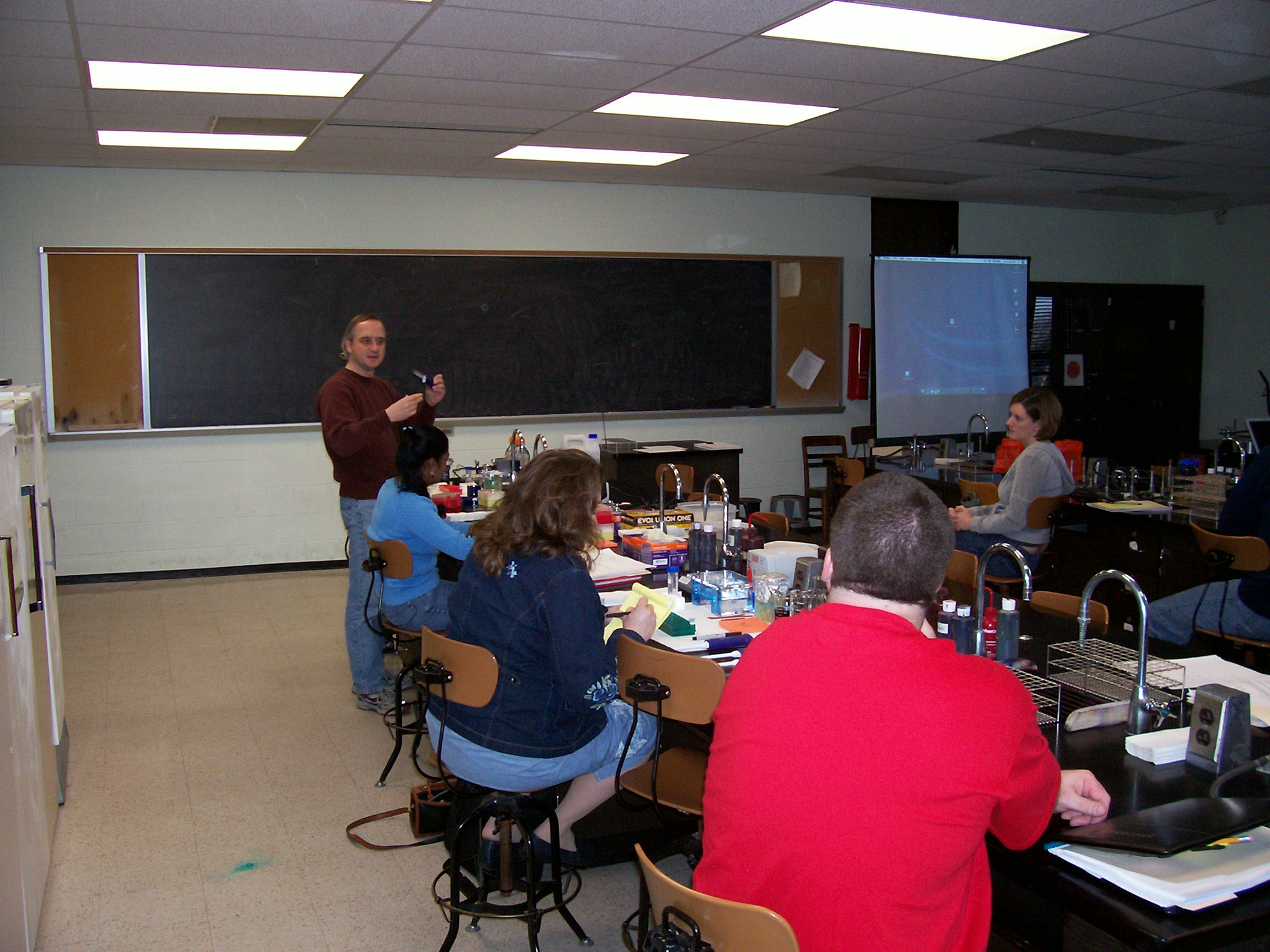 Teaching in Lab